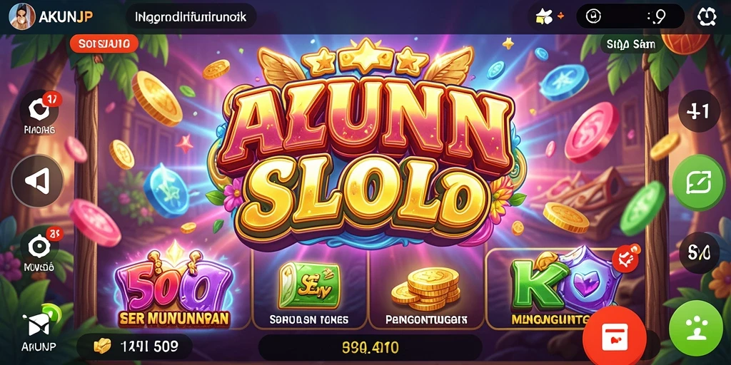 Tampilan gameplay AKUNJP yang seru dan penuh warna.