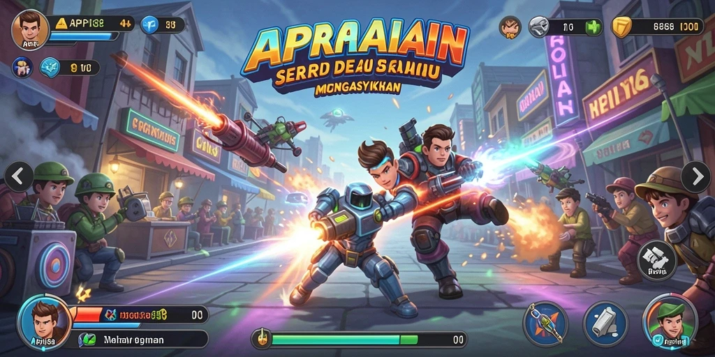 Tampilan gameplay seru dan penuh aksi dari API88.