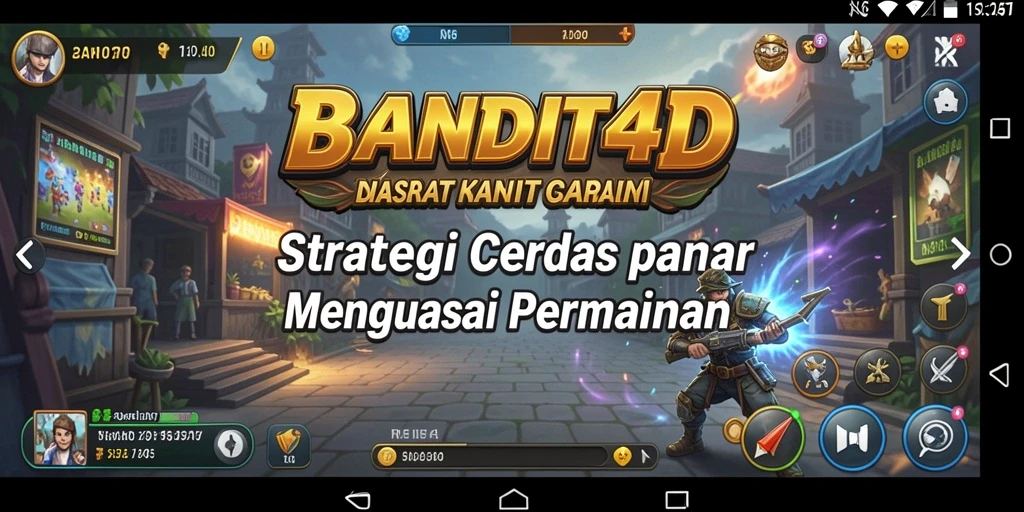 Tampilan gameplay menarik dan penuh tantangan dari BANDIT4D.