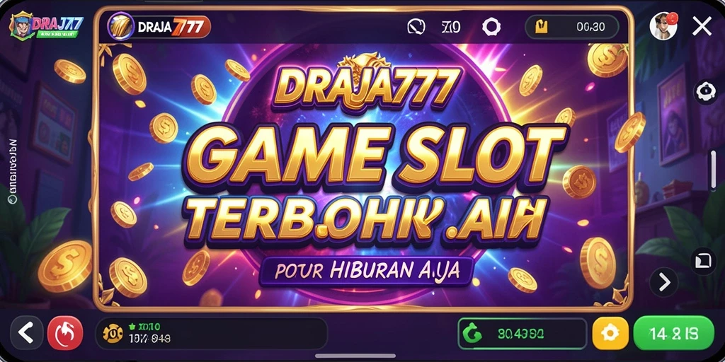 Menampilkan gameplay seru slot DRAJA777 dengan grafis menawan.