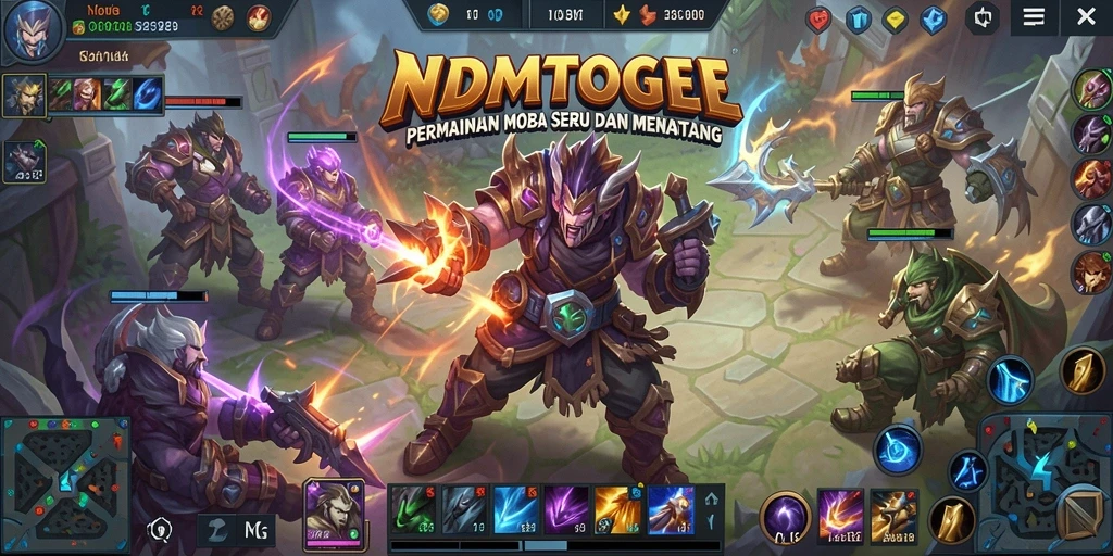Tangkapan layar NDMTOGEL menampilkan aksi pertarungan yang mendebarkan.