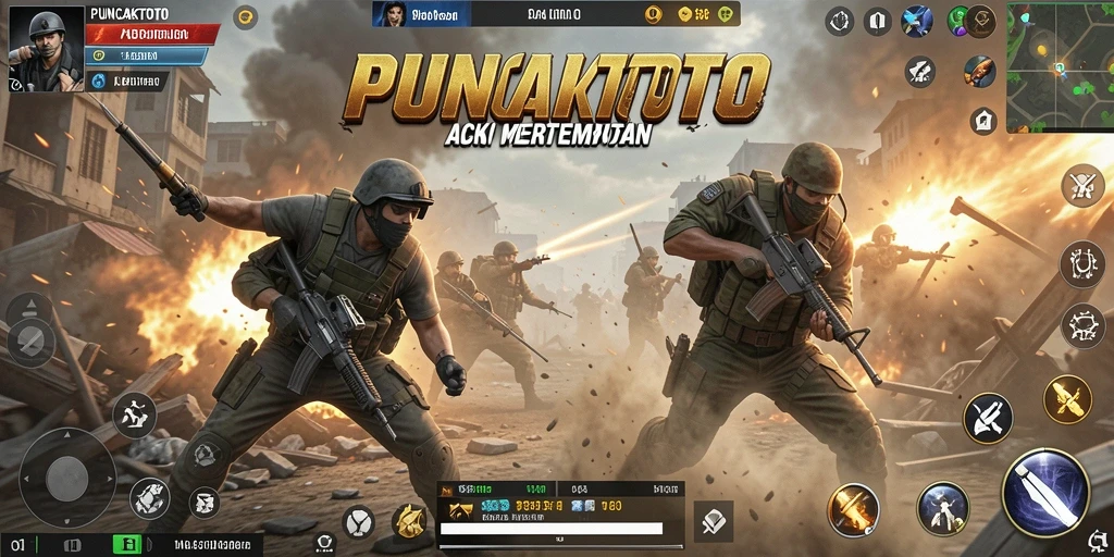 Menampilkan aksi seru dan gameplay PUNCAKTOTO yang mendebarkan.