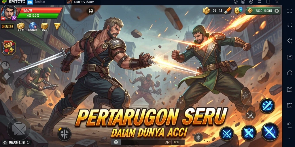 Tampilan gameplay SRITOTO yang penuh aksi dan seru.