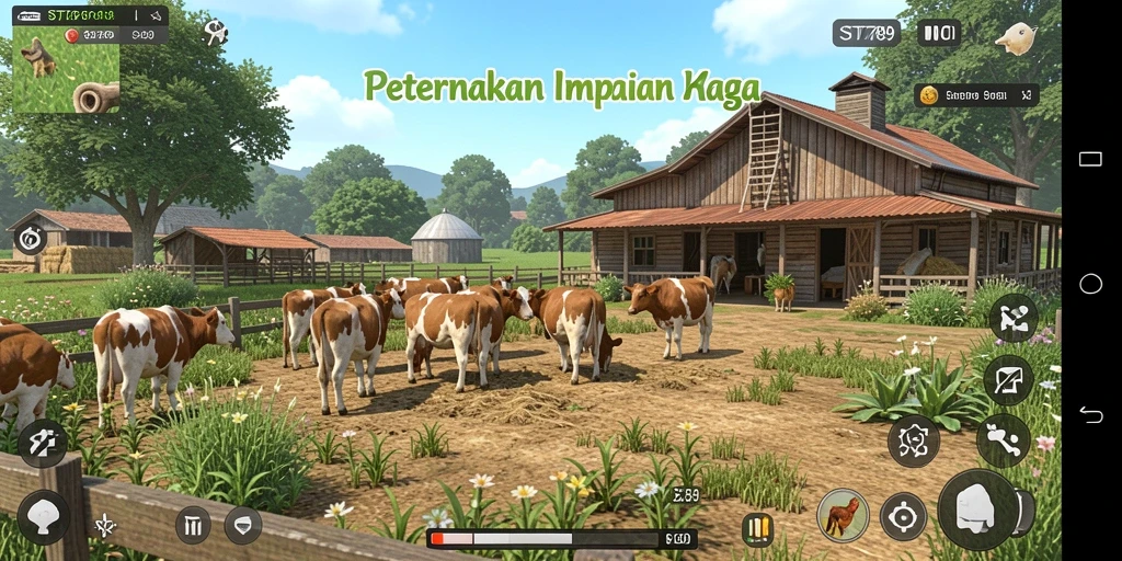 Gameplay menarik dari ST789 dengan aktivitas pertanian yang seru.