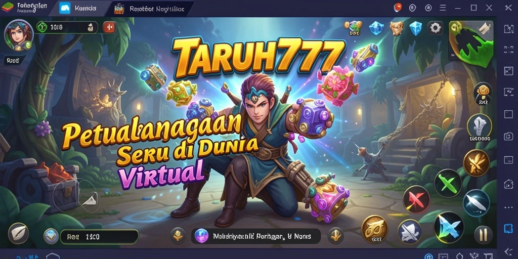 Tampilan gameplay TARUH777 yang menakjubkan dalam dunia petualangan.