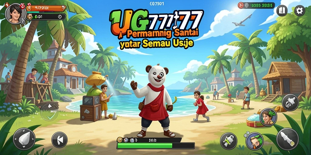 Tampilan gameplay UG777 yang menarik dan penuh warna.