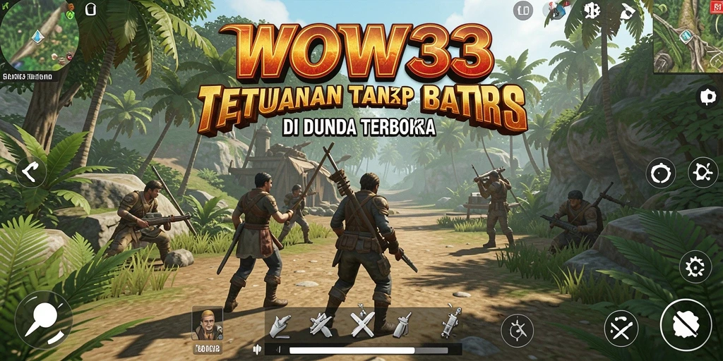 Gameplay WOW33 menampilkan petualangan epik di dunia terbuka.