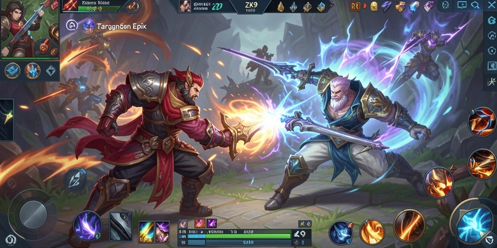 Gameplay ZK9 menampilkan aksi seru dan strategi tim yang mendebarkan.